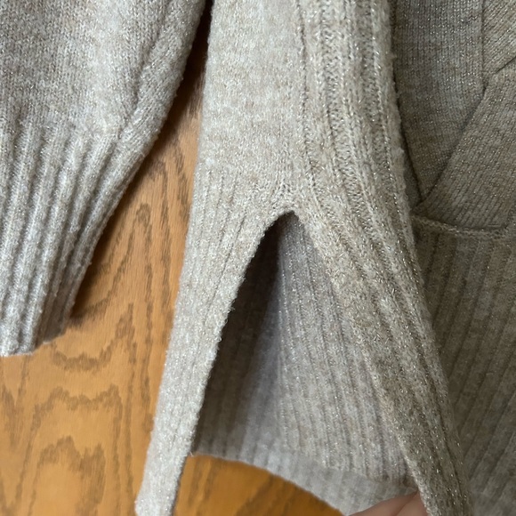 Simply Vera Vera Wang Light Beige/Tan Turtle Mockneck Sweater - Picture 6 of 6